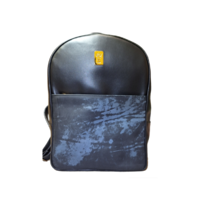 Zaino  vitello morbido fiore nero /sfiorato